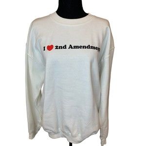 I Love the 2nd Amendment White Sweatshirt